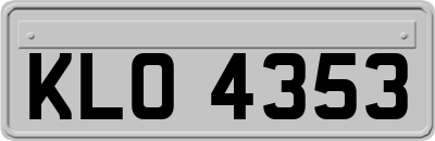 KLO4353