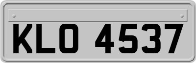 KLO4537