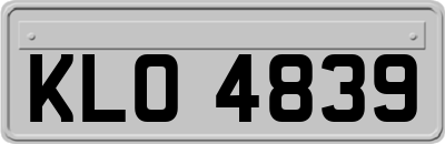 KLO4839