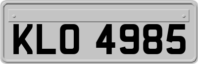 KLO4985
