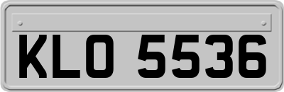 KLO5536