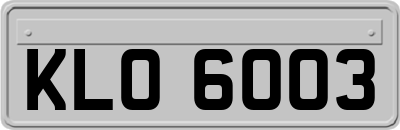 KLO6003