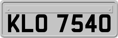 KLO7540