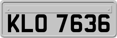 KLO7636
