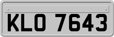 KLO7643