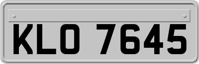 KLO7645