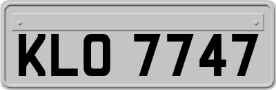 KLO7747