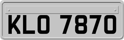 KLO7870