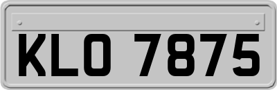 KLO7875