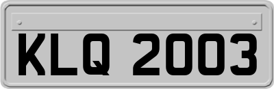 KLQ2003