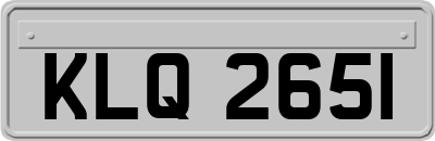 KLQ2651