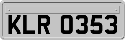 KLR0353