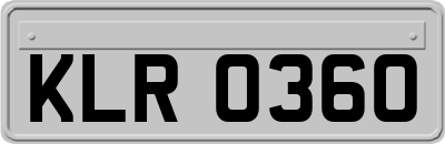 KLR0360