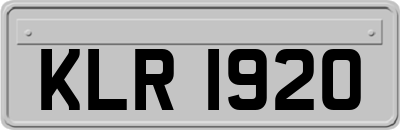 KLR1920