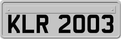 KLR2003