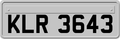 KLR3643