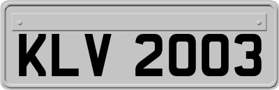 KLV2003