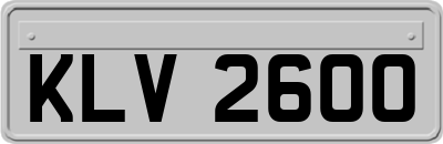 KLV2600