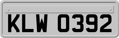 KLW0392