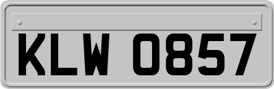 KLW0857