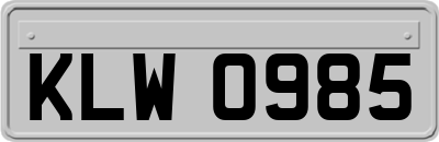 KLW0985