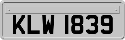 KLW1839