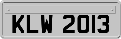 KLW2013