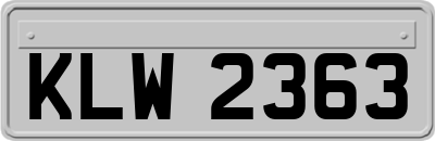 KLW2363