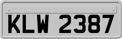 KLW2387