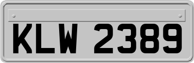 KLW2389