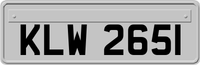 KLW2651