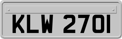 KLW2701
