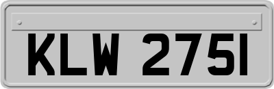 KLW2751
