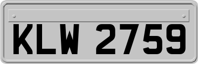 KLW2759
