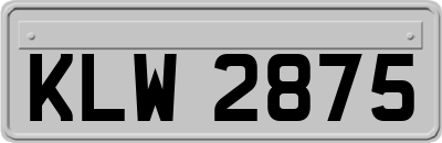 KLW2875