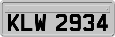 KLW2934