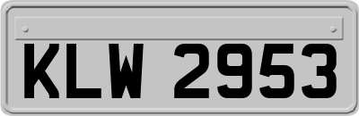 KLW2953