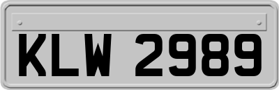 KLW2989