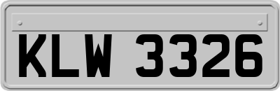 KLW3326