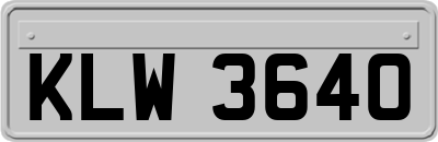 KLW3640