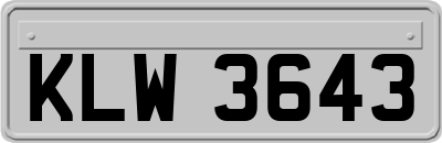 KLW3643