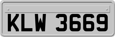 KLW3669