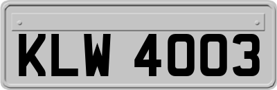 KLW4003