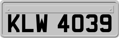 KLW4039
