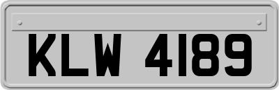 KLW4189