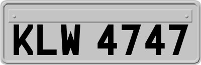 KLW4747