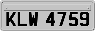 KLW4759