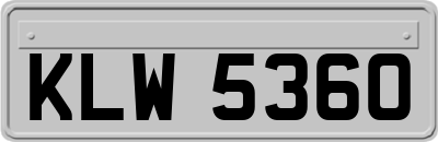 KLW5360