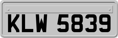 KLW5839