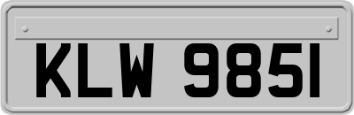 KLW9851